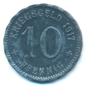 Хаген., 10 пфеннигов (1917 г.)