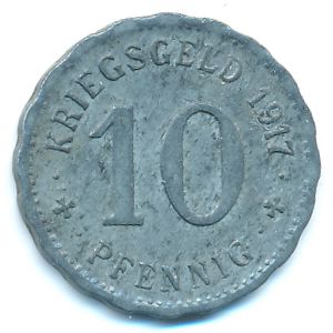 Хаген., 10 пфеннигов (1917 г.)