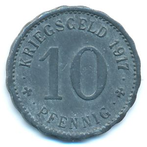 Хаген., 10 пфеннигов (1917 г.)