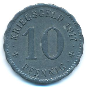Хаген., 10 пфеннигов (1917 г.)