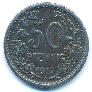 Хаттинген., 50 пфеннигов (1917 г.)