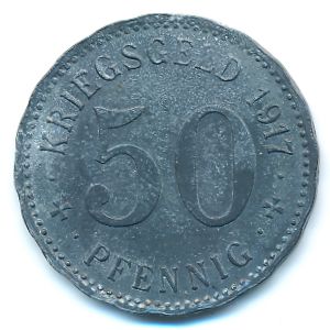 Хаген., 50 пфеннигов (1917 г.)