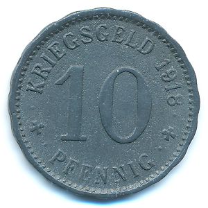Хаген., 10 пфеннигов (1918 г.)