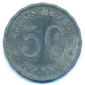 Хаген., 50 пфеннигов (1918 г.)