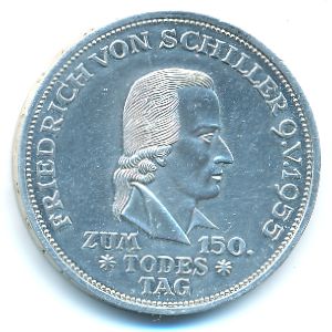 ФРГ, 5 марок (1955 г.)