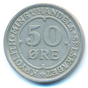 Гренландия, 50 эре (1922 г.)