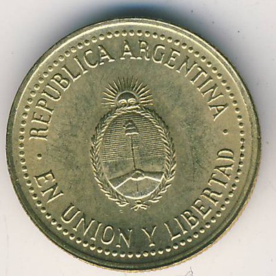 Аргентина, 10 сентаво (1992 г.)