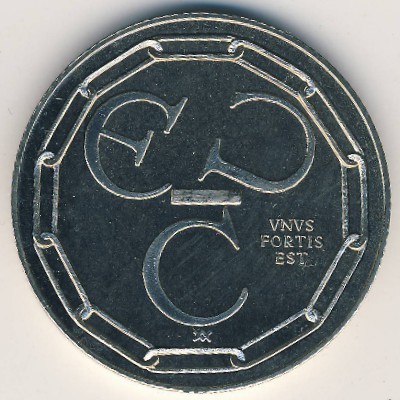Нидерланды., 1 экю (1988 г.)