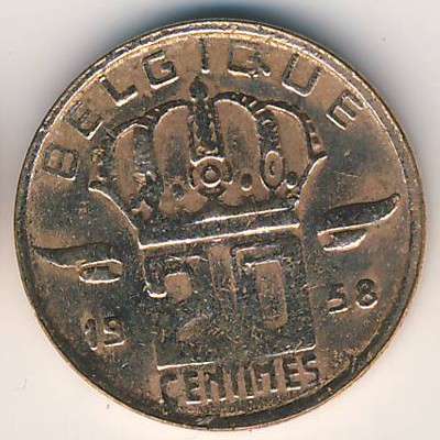 Бельгия, 20 сентим (1958 г.)