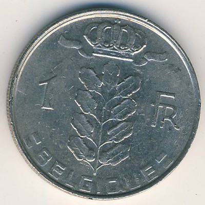 Бельгия, 1 франк (1980 г.)