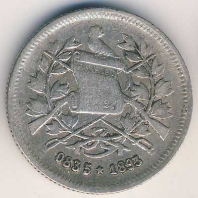 Гватемала, 25 сентаво (1893 г.)