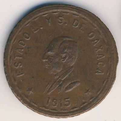 Оахака, 20 сентаво (1915 г.)