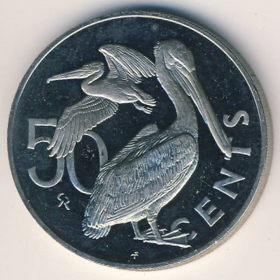 Виргинские острова, 50 центов (1973 г.)