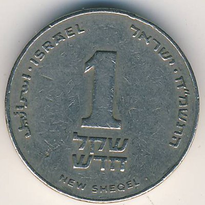 Израиль, 1 новый шекель (2008 г.)