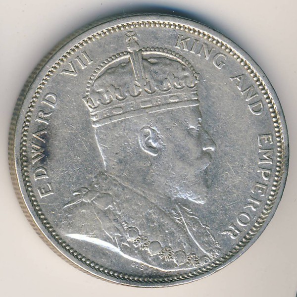 Стрейтс-Сетлментс, 1 доллар (1904 г.)