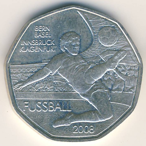 Австрия, 5 евро (2008 г.)