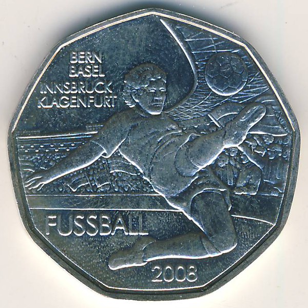 Австрия, 5 евро (2008 г.)