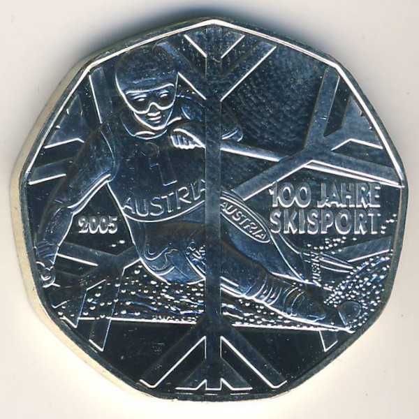 Австрия, 5 евро (2005 г.)