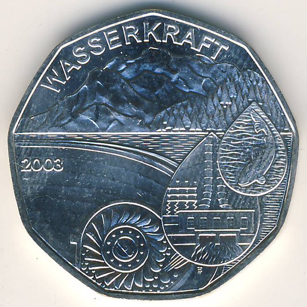Австрия, 5 евро (2003 г.)