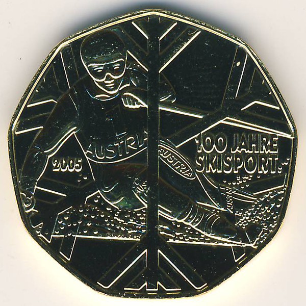 Австрия, 5 евро (2005 г.)