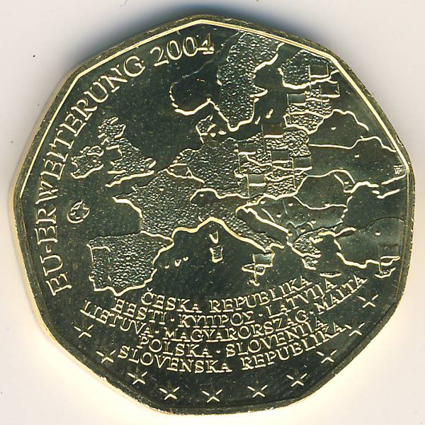 Австрия, 5 евро (2004 г.)