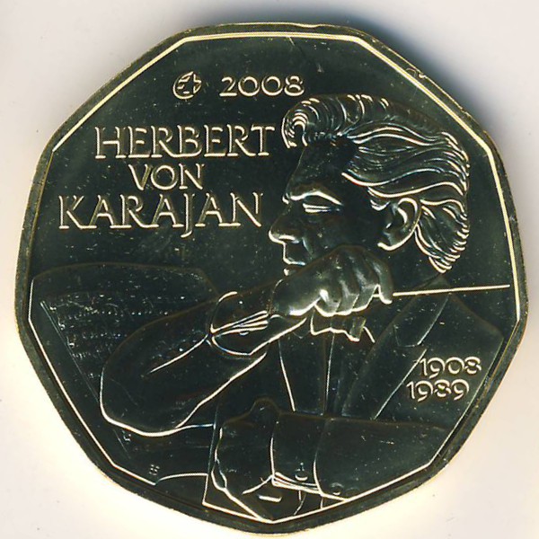 Австрия, 5 евро (2008 г.)