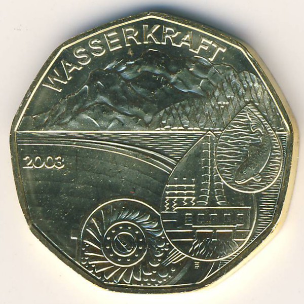 Австрия, 5 евро (2003 г.)