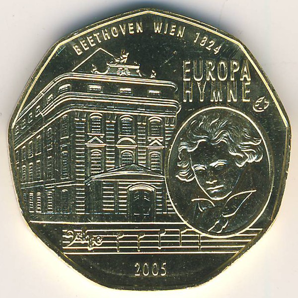 Австрия, 5 евро (2005 г.)