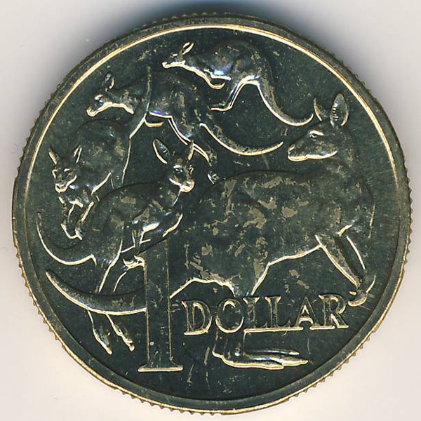 Австралия, 1 доллар (1989 г.)