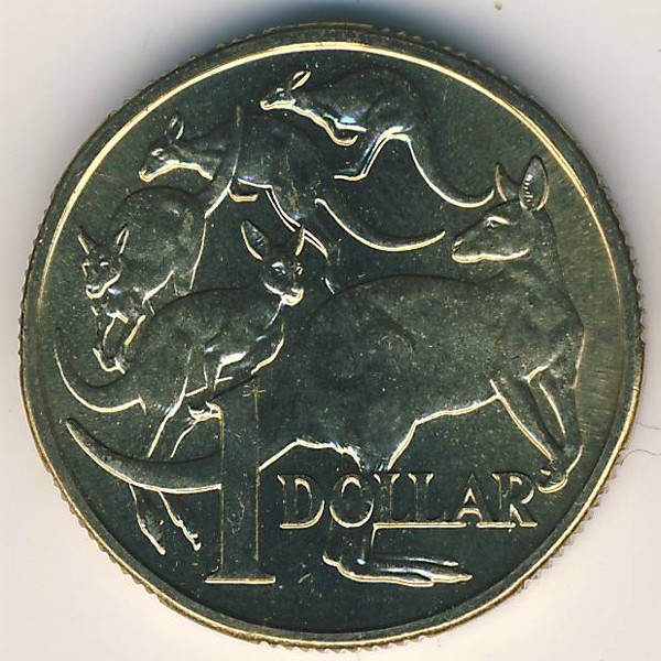 Австралия, 1 доллар (1990 г.)