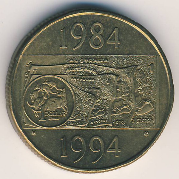 Австралия, 1 доллар (1994 г.)