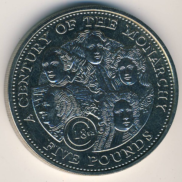 Гернси, 5 фунтов (2002 г.)
