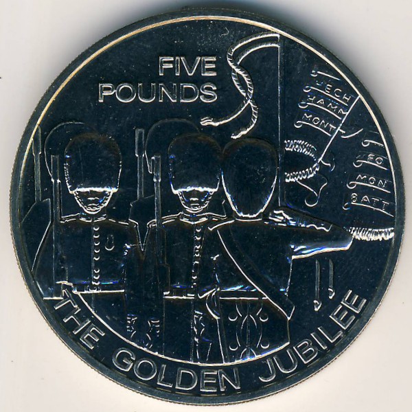 Гернси, 5 фунтов (2003 г.)