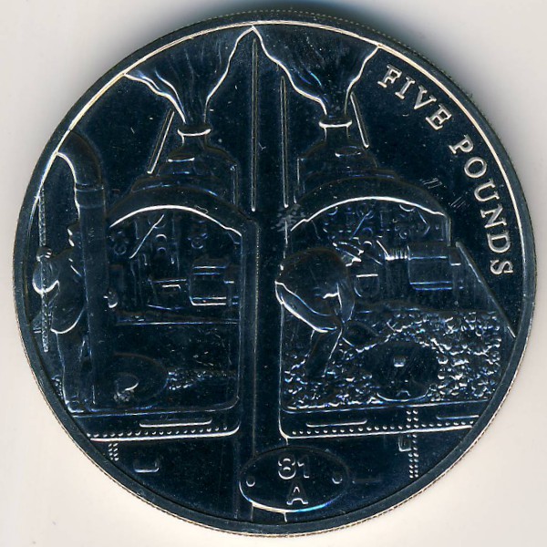 Гернси, 5 фунтов (2004 г.)