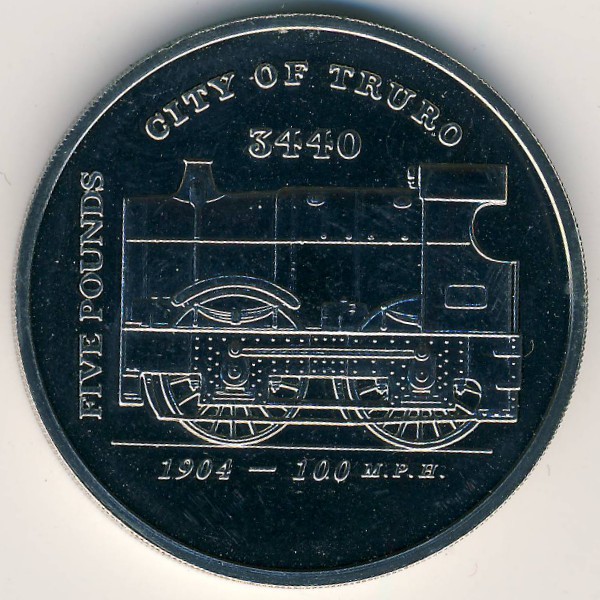 Гернси, 5 фунтов (2004 г.)