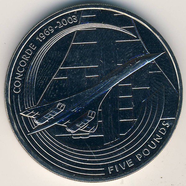 Олдерни, 5 фунтов (2003 г.)