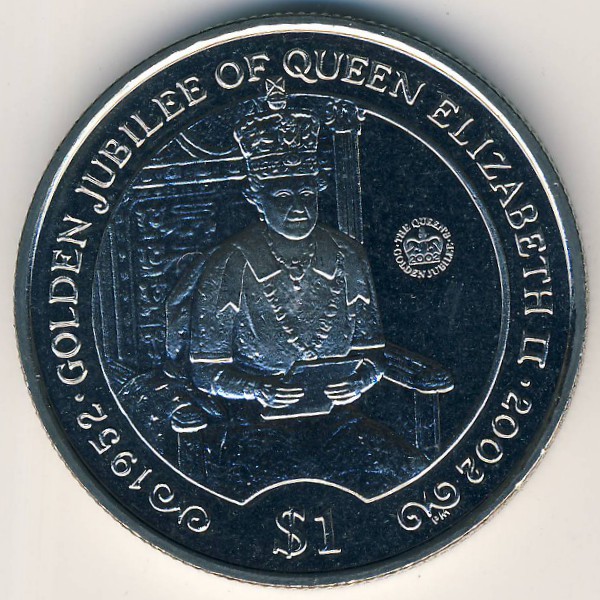 Виргинские острова, 1 доллар (2002 г.)