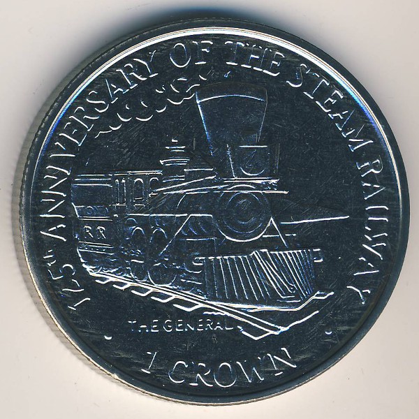 Остров Мэн, 1 крона (1998 г.)