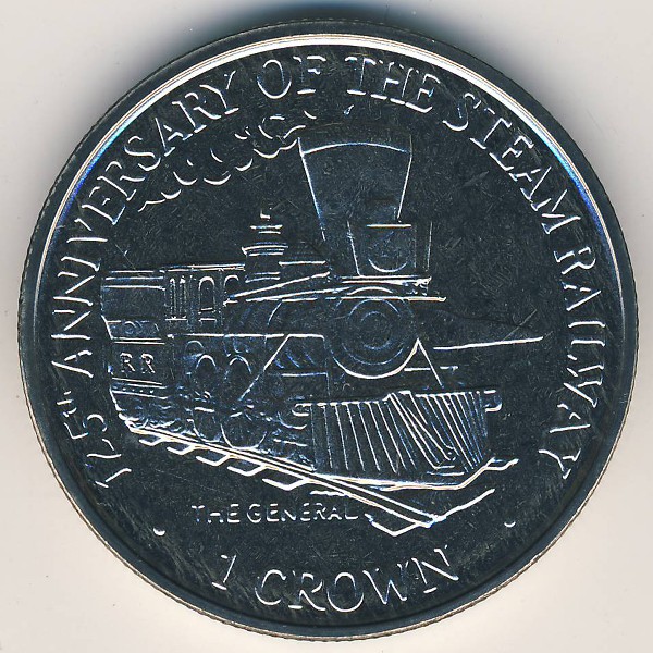 Остров Мэн, 1 крона (1998 г.)