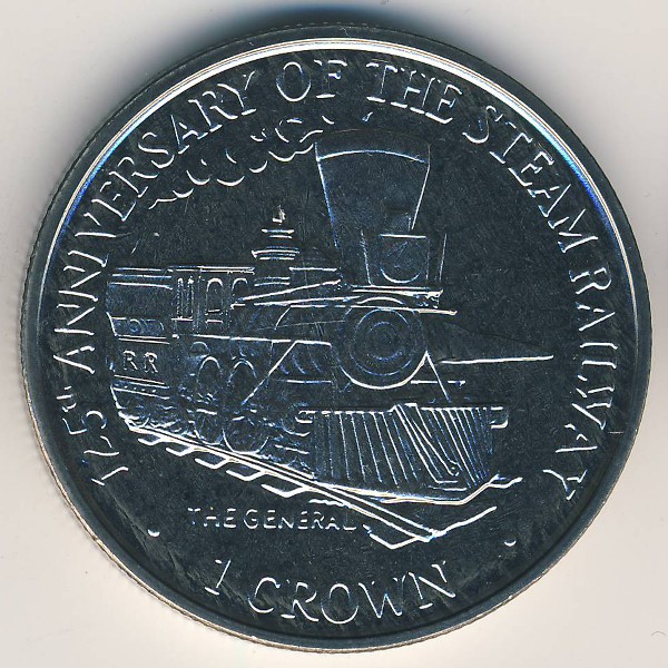 Остров Мэн, 1 крона (1998 г.)