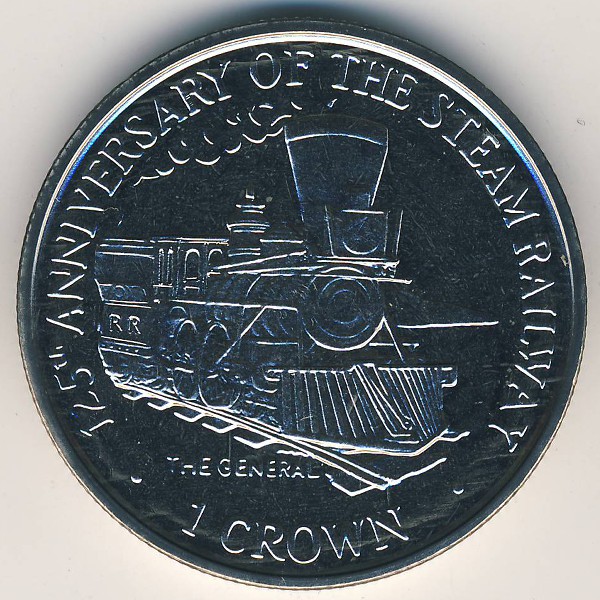 Остров Мэн, 1 крона (1998 г.)