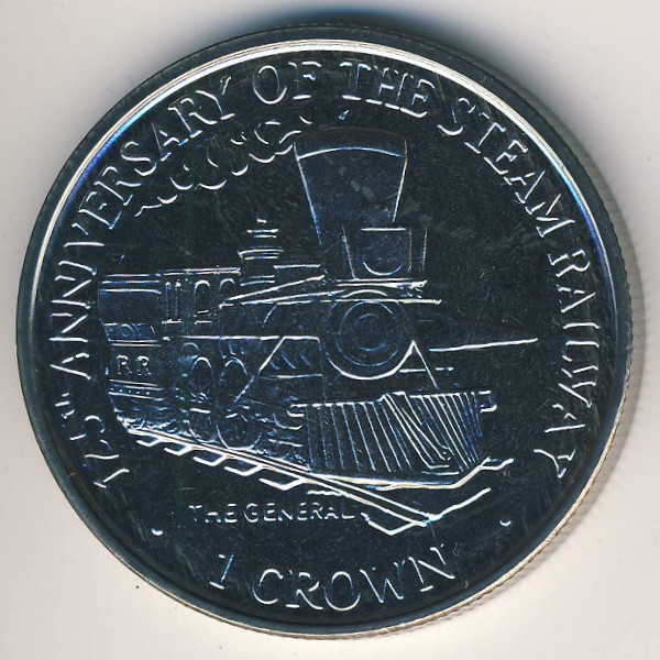 Остров Мэн, 1 крона (1998 г.)