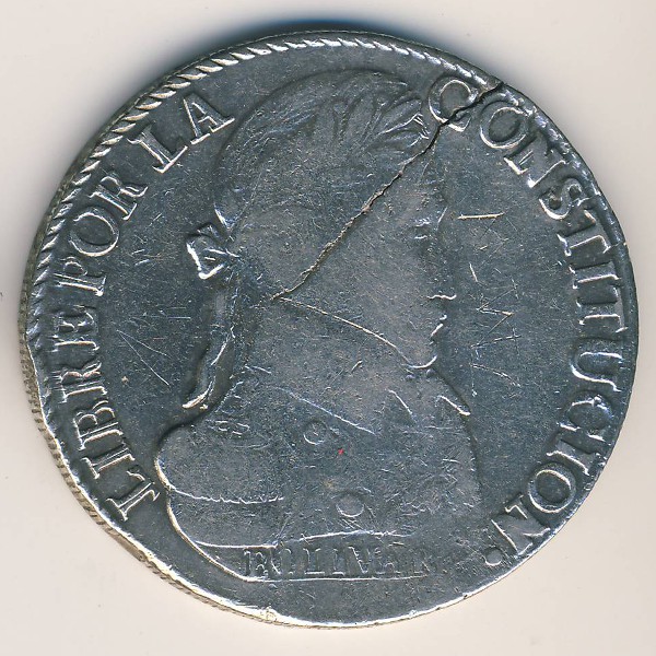 Боливия, 8 солей (1835 г.)