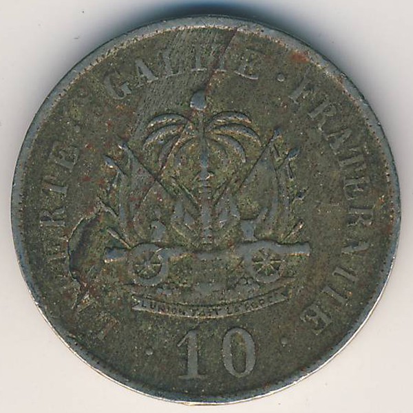 Гаити, 10 сентим (1906 г.)