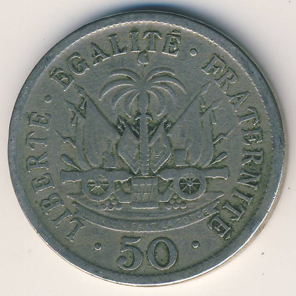 Гаити, 50 сентим (1908 г.)