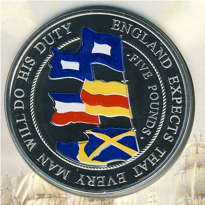 Олдерни, 5 фунтов (2005 г.)