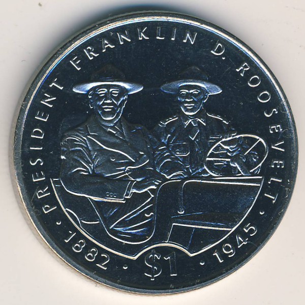 Либерия, 1 доллар (1995 г.)