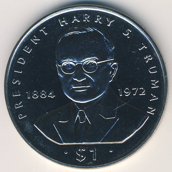 Либерия, 1 доллар (1995 г.)