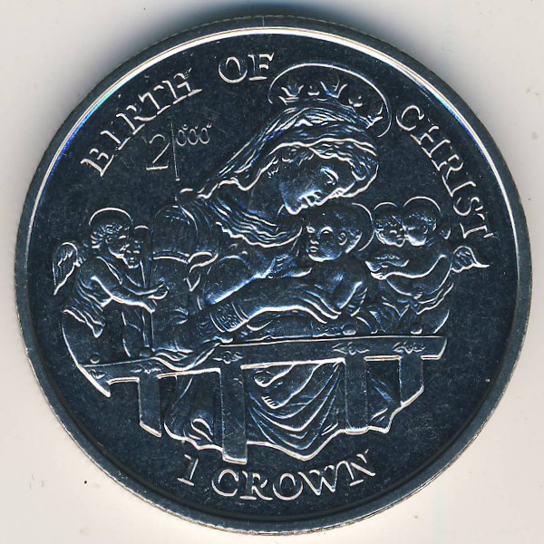 Остров Мэн, 1 крона (1997 г.)