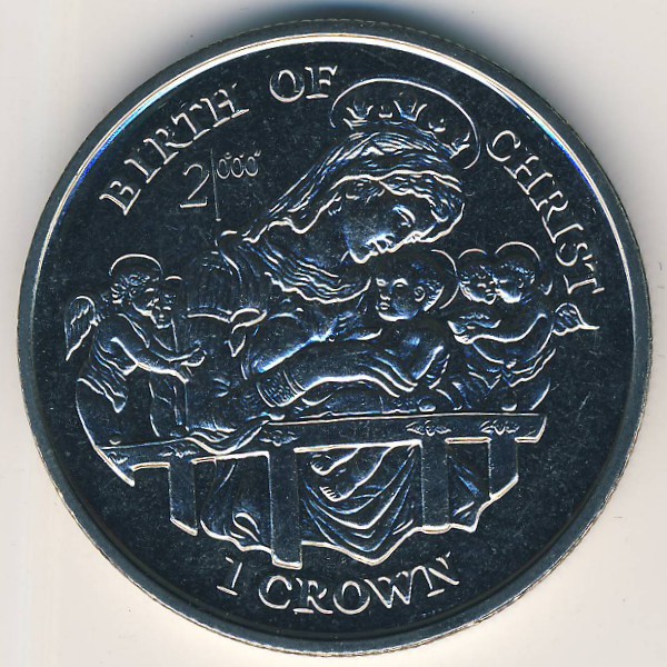 Остров Мэн, 1 крона (1997 г.)